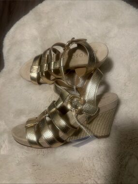Aerosoles Paige Wedge Sandals size 9.5